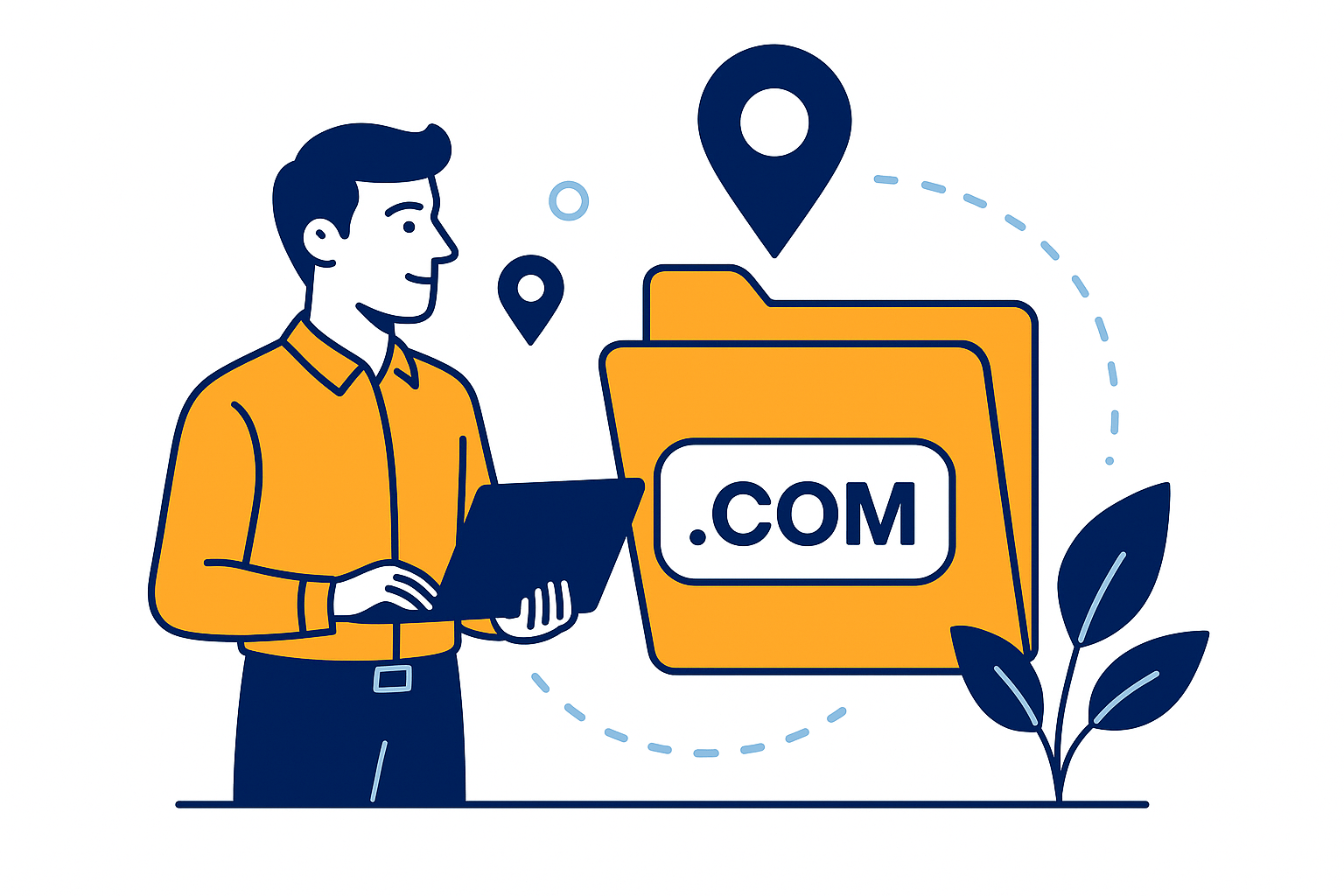 Behind each domain lies a story waiting to begin